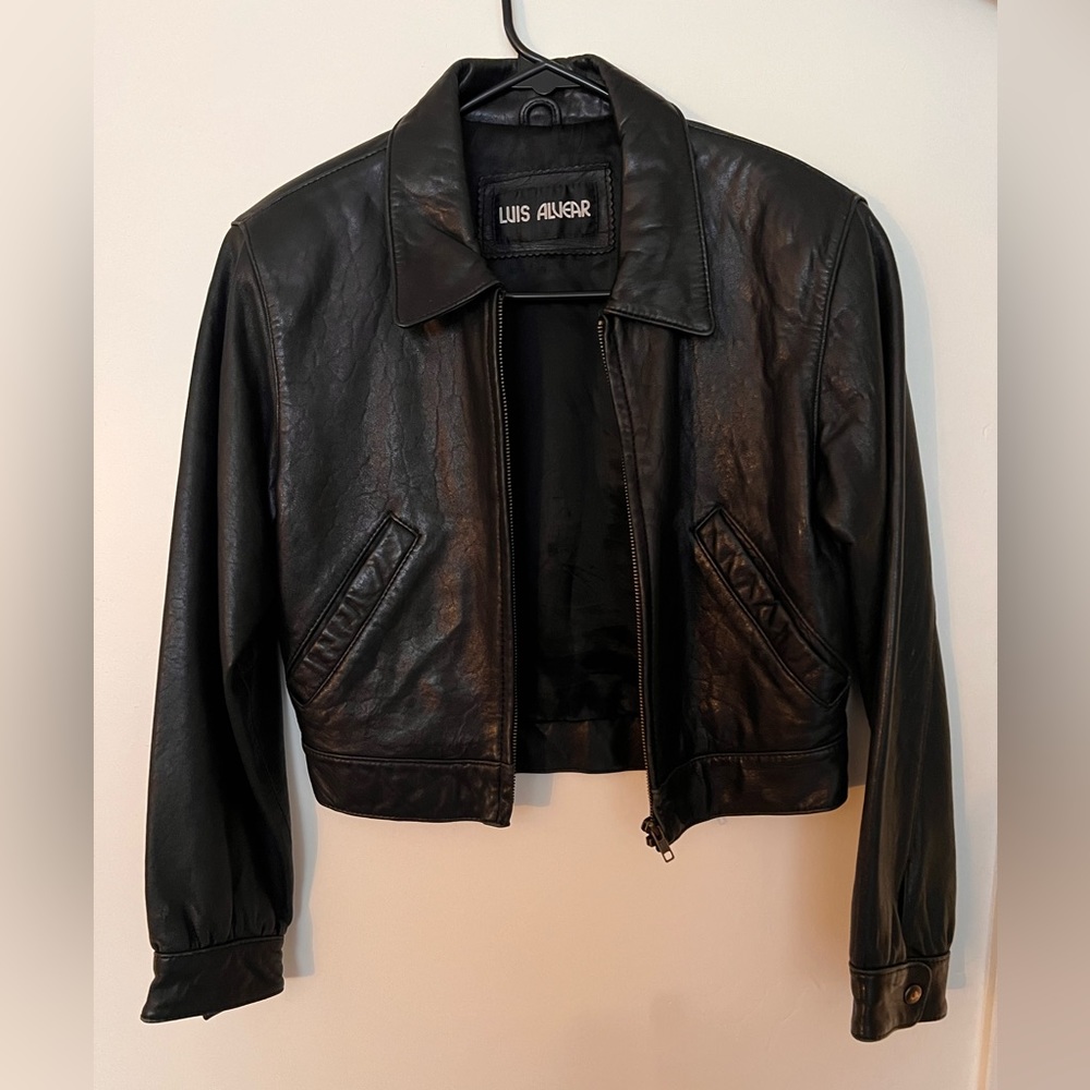 Vintage genuine Luis Alvear leather jacket